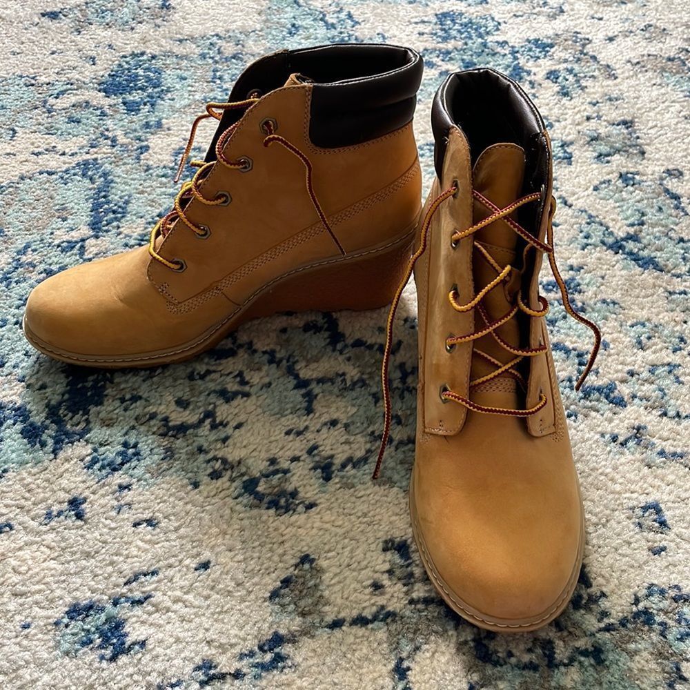 Timberland Earthkeepers wedge lug sole work boot eight NWOB